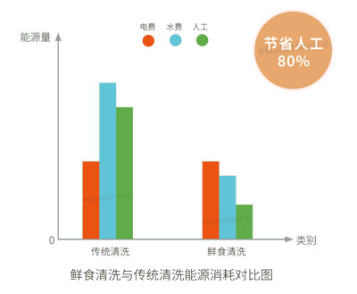 環速食材批量清洗機，快速洗凈食材！