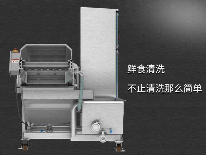 高質蔬菜清洗機，氣泡清洗，清洗800kg/小時