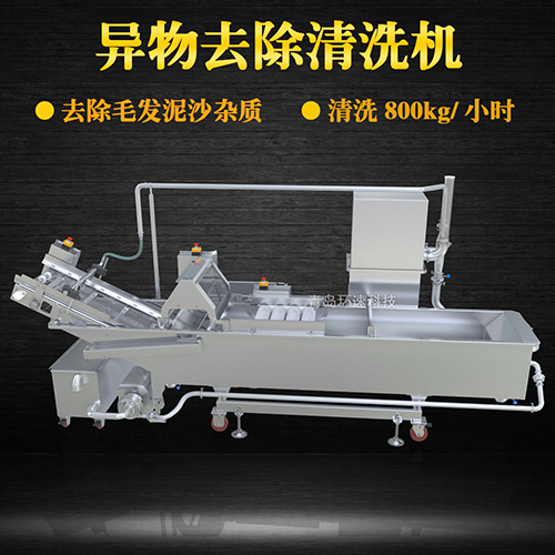 果蔬清洗機設備，氣泡清洗，清洗800kg小時