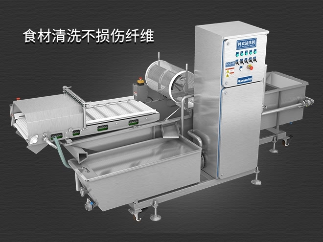 多功能洗菜清洗機，氣泡清洗，清洗800kg/小時